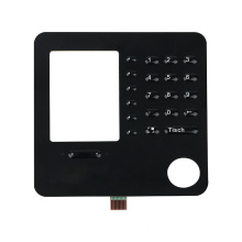 black epoxy button membrane switch for door lock